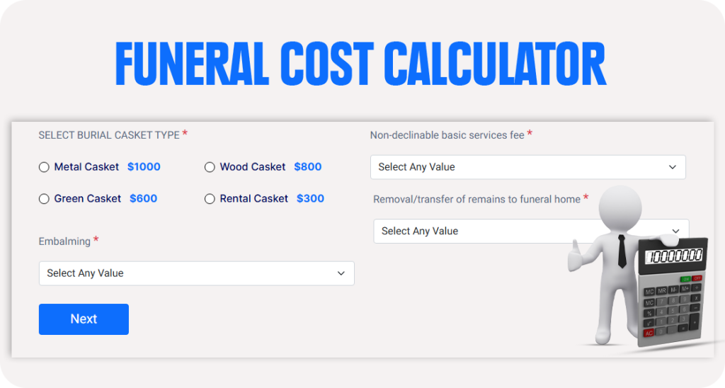 funeral cost calculator