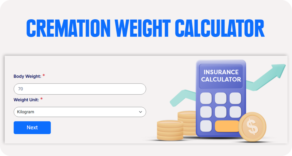 cremation weight calculator