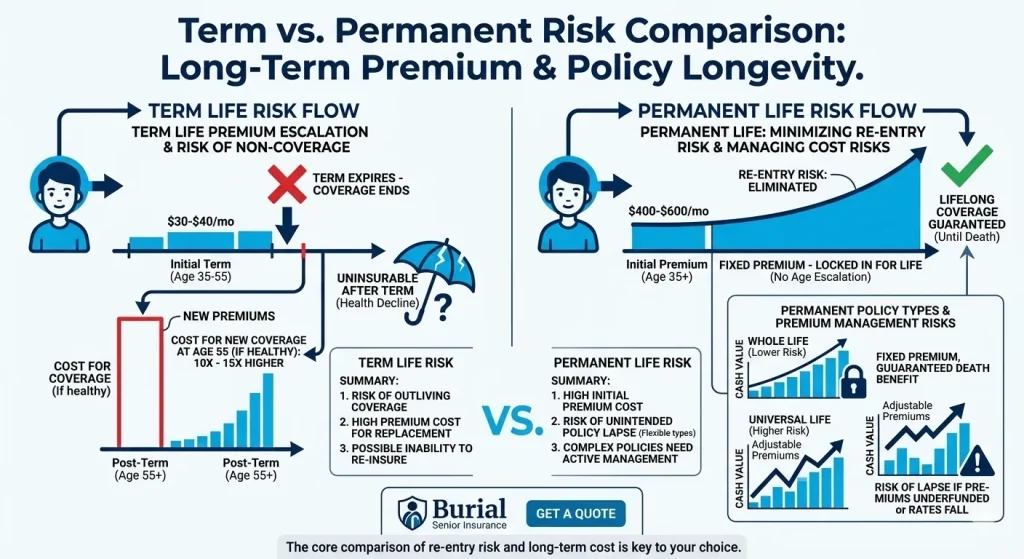 Term vs. Permanent Risk Comparison