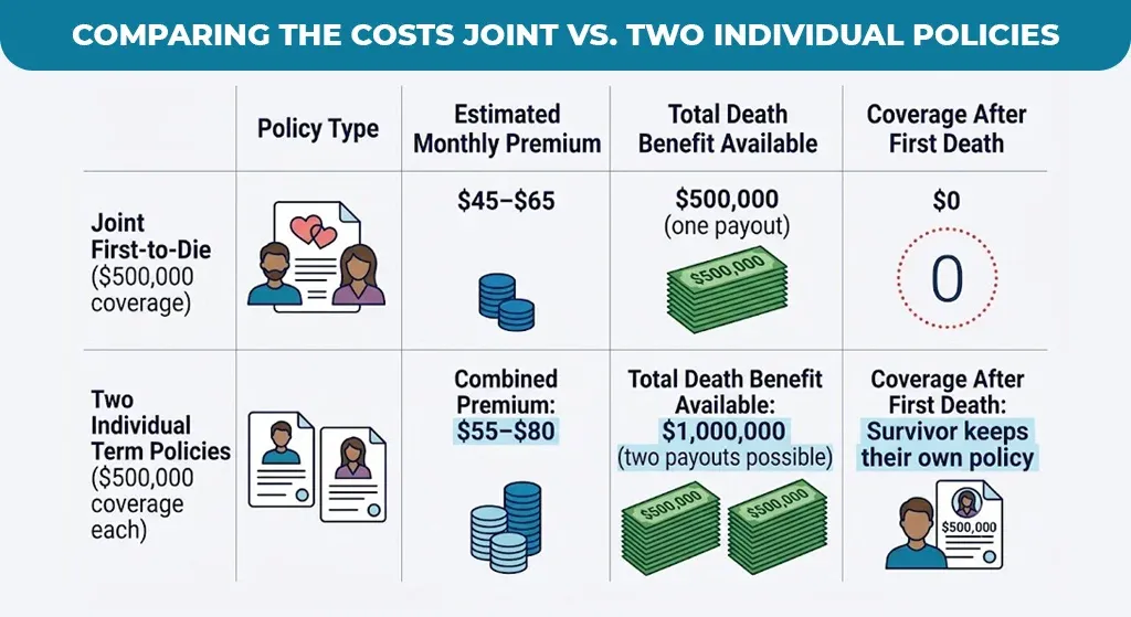 Comparing-the-Costs-Joint-vs.-Two-Individual-Policies